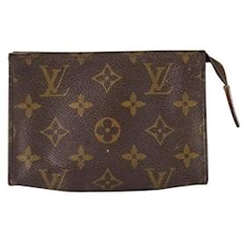 Louis Vuitton-Leather pouch-Brown