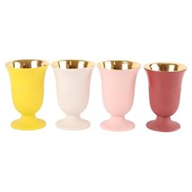 Autre Marque-Set of 4 multicolored water glasses-Multiple colors