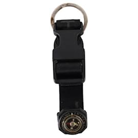 Chanel-Black compass keychain-Black