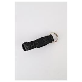 Chanel-Black compass keychain-Black