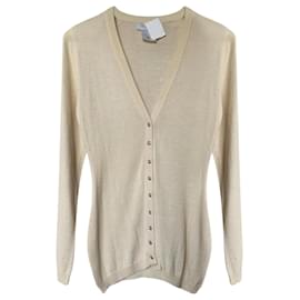 Christian Dior-1998 Christian Dior & & John Galliano S/S 1998 Knitwear Cardigan-Beige