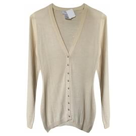 Christian Dior-1998 Christian Dior & & John Galliano S/S 1998 Knitwear Cardigan-Beige