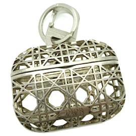 Christian Dior-Christian Dior Silver AirPods Pro Case-Silvery
