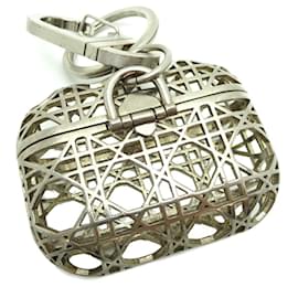 Christian Dior-Christian Dior Silver AirPods Pro Case-Silvery