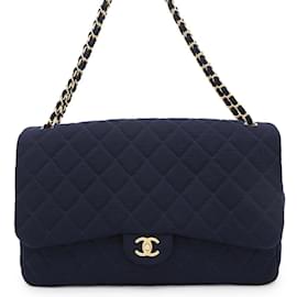 Chanel-Chanel Chain Shoulder Bag AS3788-Navy blue