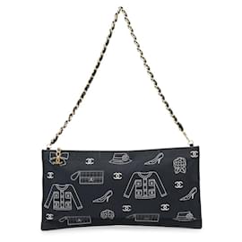 Chanel-Chanel Chain Shoulder Bag-Navy blue