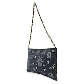 Chanel-Chanel Chain Shoulder Bag-Navy blue