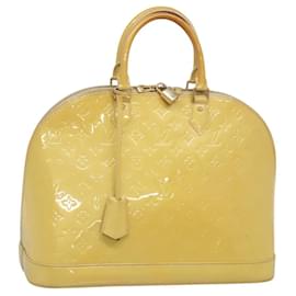 Louis Vuitton-LOUIS VUITTON Monogram Vernis Alma GM Hand Bag Broncorail M91450 LV Auth 121047-Other