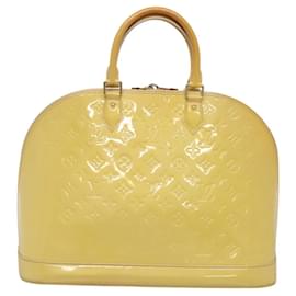 Louis Vuitton-LOUIS VUITTON Monogram Vernis Alma GM Hand Bag Broncorail M91450 LV Auth 121047-Other