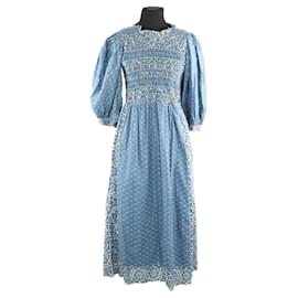 Roseanna-Cotton dress-Blue