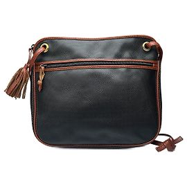 Borsa in pelle vintage Bottega Veneta marrone nero Nero