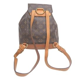 Louis Vuitton-Louis Vuitton Montsouris MM Women's Backpack-Brown,Monogram