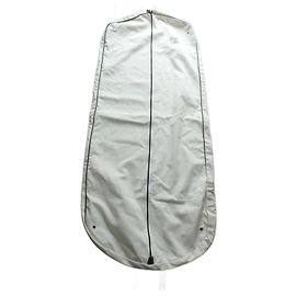 longa bolsa de roupas Hermès em lona impermeável e resistente aproximadamente 150X60 Creme