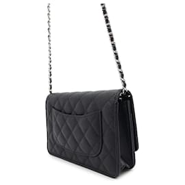 Chanel-Chanel Classic Matelasse Chain Wallet-Black