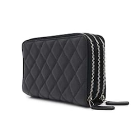 Chanel-Chanel Black Pouch in Grained Calfskin-Black