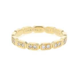Chanel-Chanel 18K Yellow Gold Diamond Band Ring-Other