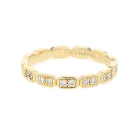 Chanel-Chanel 18K Yellow Gold Diamond Band Ring-Other