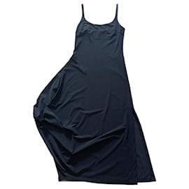 Marithé et François Girbaud long black strap dress Marithé & François Girbaud size 36 Black