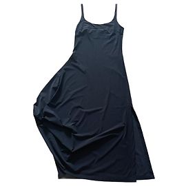Marithé et François Girbaud langes schwarzes Trägerkleid Marithé & François Girbaud Größe 36 Schwarz