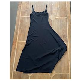 Marithé et François Girbaud-long black strap dress Marithé & François Girbaud size 36-Black