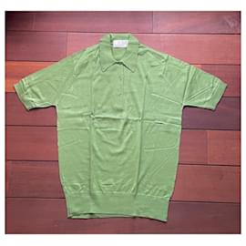 John Smedley-Tops-Green