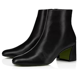 Christian Louboutin-Turela Ankle Boots 55 mm black size 42-Black,Red