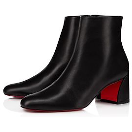 Christian Louboutin Turela Stiefeletten 55 mm schwarz Größe 42 Schwarz Rot