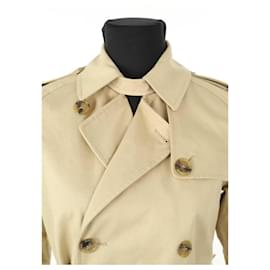 Apc-Cotton trench coat-Beige