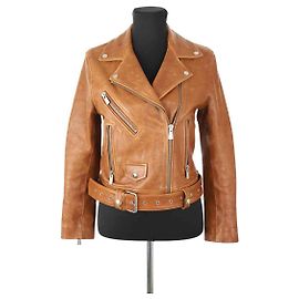 Anine Bing Braune Lederjacke Braun