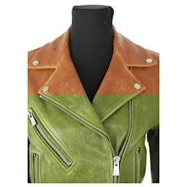 Anine Bing-Leather jacket-Brown