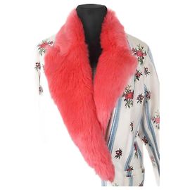 Manoush Chaqueta de seda Blanco