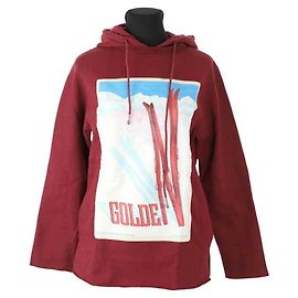 Golden Goose Sudadera de algodón burdeos Burdeos