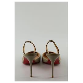 Christian Louboutin-Patented leather heels-Green