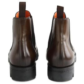 Santoni Botas de couro marrom Marrom