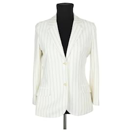 Loro Piana-Cotton blazer-White