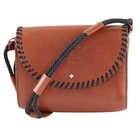 Autre Marque-Leather shoulder bag-Brown