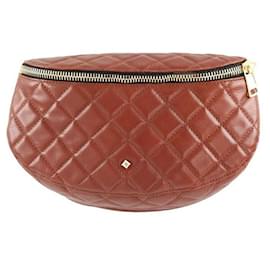 Autre Marque-Leather handbag-Brown