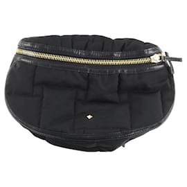 Autre Marque-Leather shoulder bag-Black