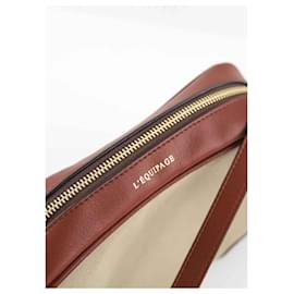 Autre Marque-Leather shoulder bag-Brown