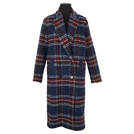 Pablo De Gerard Darel Marineblauer Wollmantel Marineblau