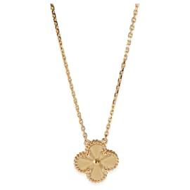 Van Cleef & Arpels-Van Cleef & Arpels Yellow Gold  Vintage Alhambra Pendant-Other
