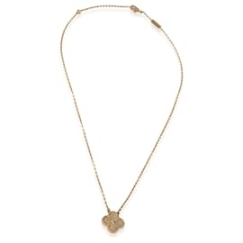 Van Cleef & Arpels-Van Cleef & Arpels Yellow Gold  Vintage Alhambra Pendant-Other