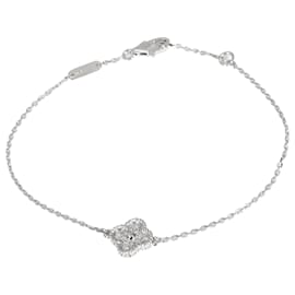 Van Cleef & Arpels-Van Cleef & Arpels White Gold Diamond Sweet Alhambra Bracelet-Other