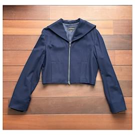Autre Marque-Pure Virgin Wool-Navy blue