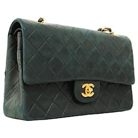 Chanel-Chanel Black Lambskin Shoulder Bag-Black