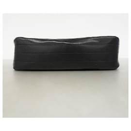 Chanel-Chanel Black Lambskin Shoulder Bag-Black