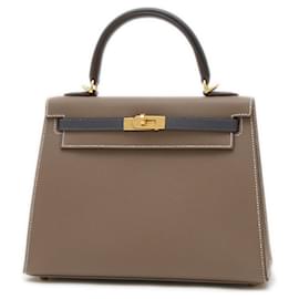 Hermès-Hermès Kelly 25-Marron
