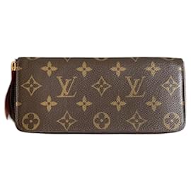 Louis Vuitton-Clemência-Marrom,Rosa