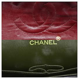 Chanel-Chanel Black Lambskin Shoulder Bag-Black