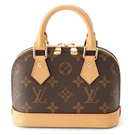 Louis Vuitton-Louis Vuitton Monogram Nano Alma Handbag-Brown